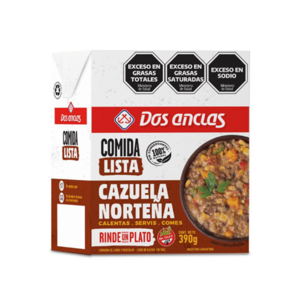 CL. CAZUELA NORTE?A 12X390GR DOS ANCLAS