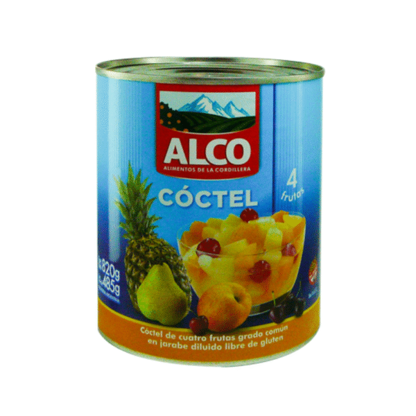 COCTEL 4 FRUTAS ALCO 12X820