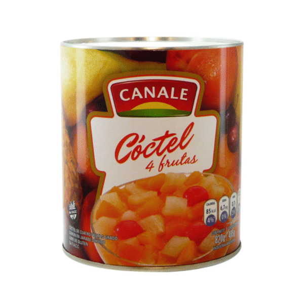 COCTEL 4 FRUTAS CANALE 12X820
