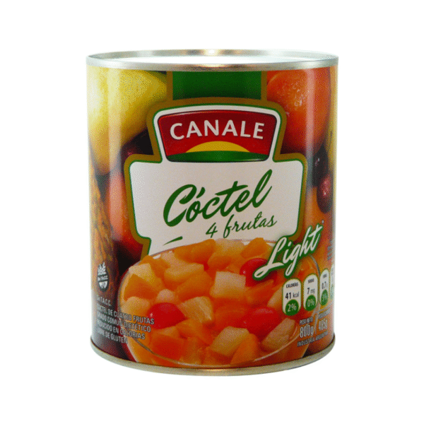 COCTEL 4 FRUTAS LIGHT CANALE 12X820