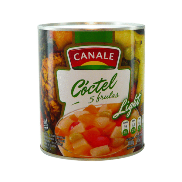 COCTEL 5 FRUTAS LIGHT CANALE 12X820