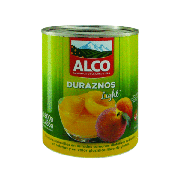 DURAZNOS MITADES LIGHT ALCO 12X820