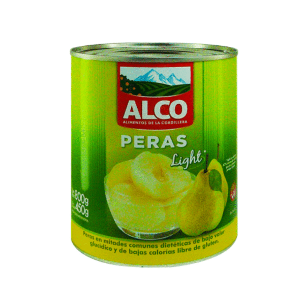 PERAS MITADES LIGHT ALCO 12X820