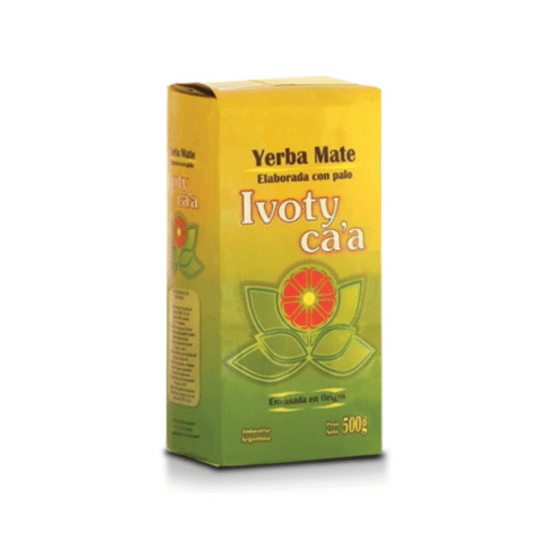 YERBA MATE IVOTY CA'A CON PALO 12X500GRS