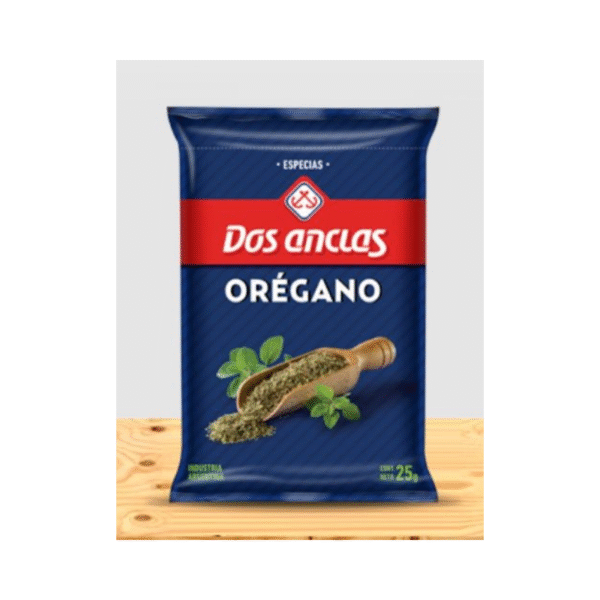 OREGANO DOYPACK  DOS ANCLAS 15X25GRS
