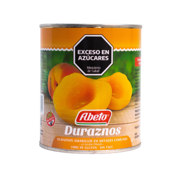 DURAZNOS EN MITADES 12X820 GR