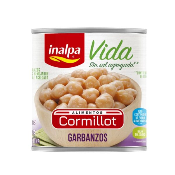 GARBANZOS ALIM. CORMILLOT VIDA 24X300 GS