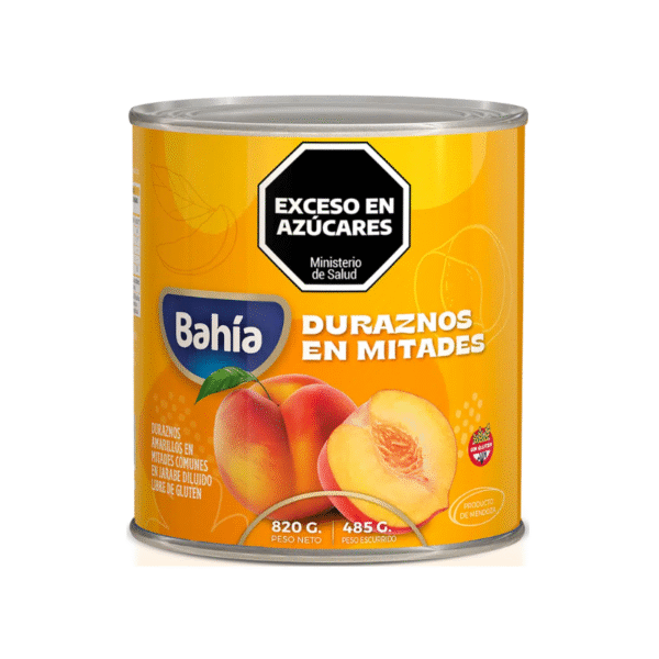 DURAZNO EN MITADES BAHIA 12X820