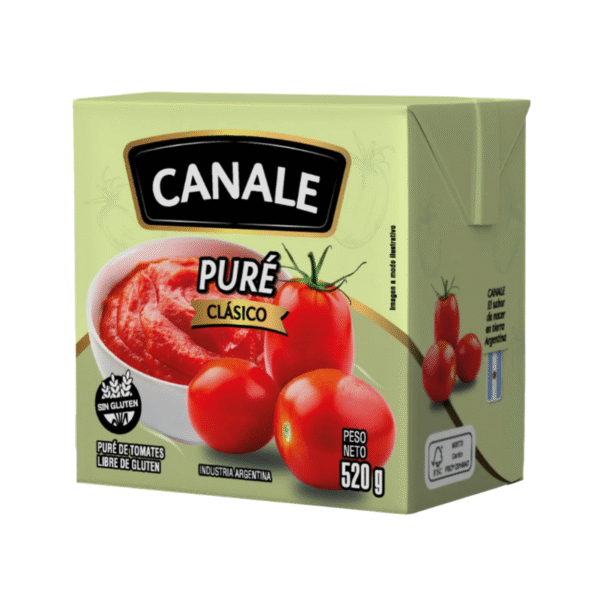PURE DE TOMATE CANALE 12X520GRS