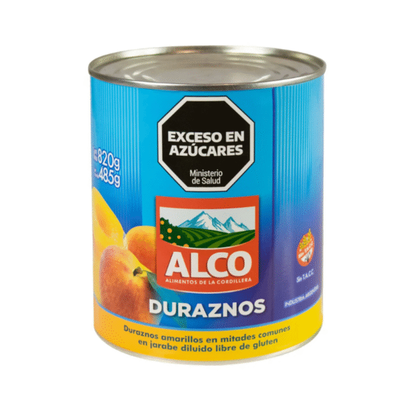 DURAZNO MITADES ALCO 12X820GRS