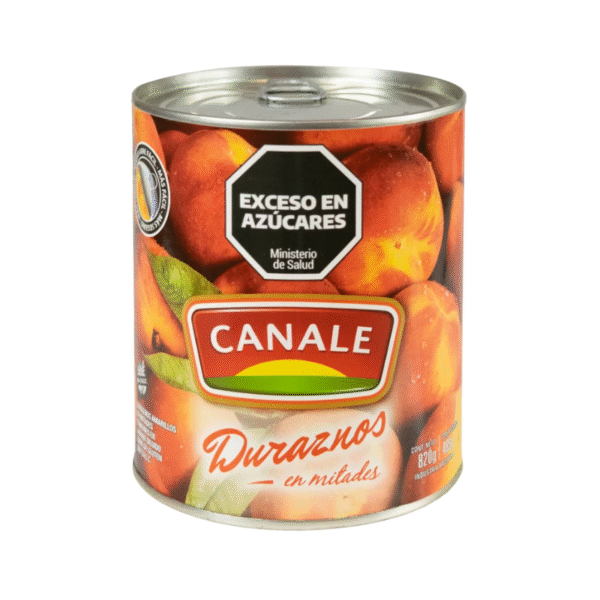 DURAZNO MITADES CANALE 12X820GRS