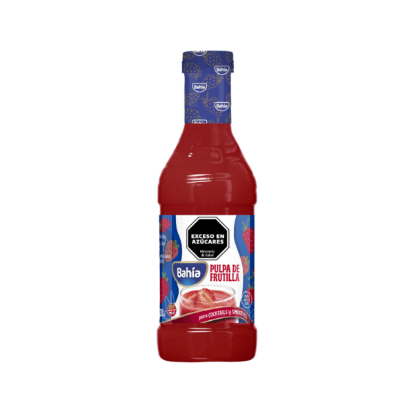 PULPA FRUTILLA BOTELLA 12X800