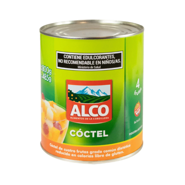 COCTEL 4 FRUTAS LIGHT ALCO 12X820