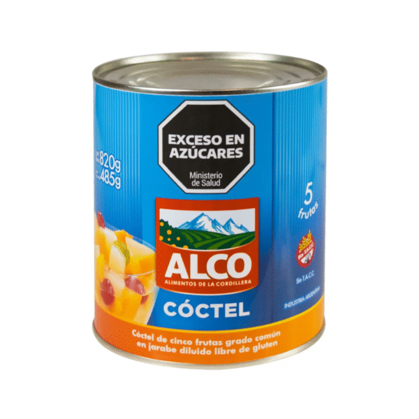 COCTEL 5 FRUTAS ALCO 12X820