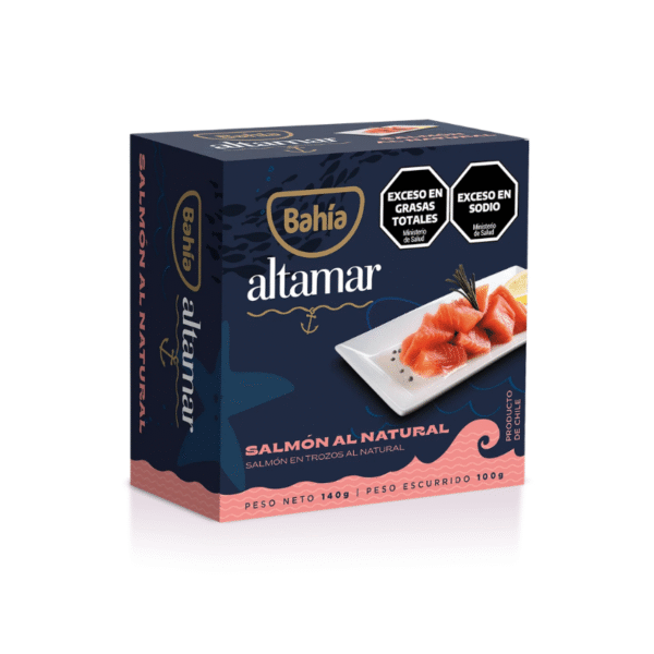 SALMON TROZO AL NATURAL 24X140GRS