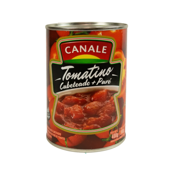 TOMATINO CUBETEADO CON PURE 400 GR CANALE