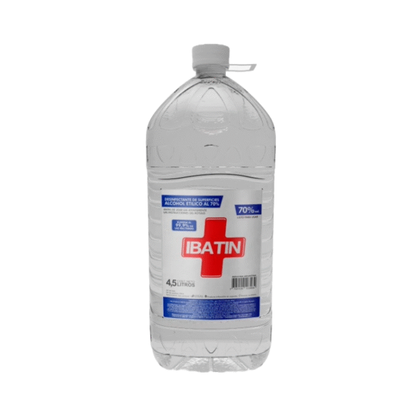 ALCOHOL IBATIN 70% CAJA 3X4.5 LIT