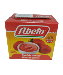 PURE DE TOMATE ABETO 12X520 GRS