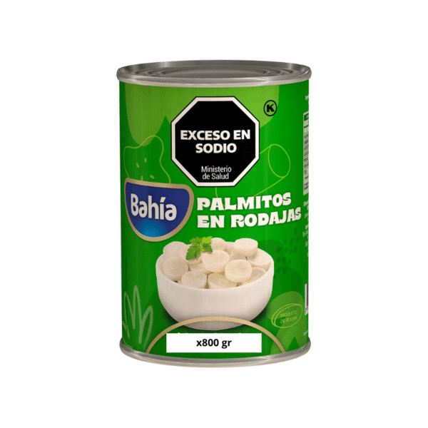 PALMITO RODAJAS 12 X 800 GRS BOLIVIA
