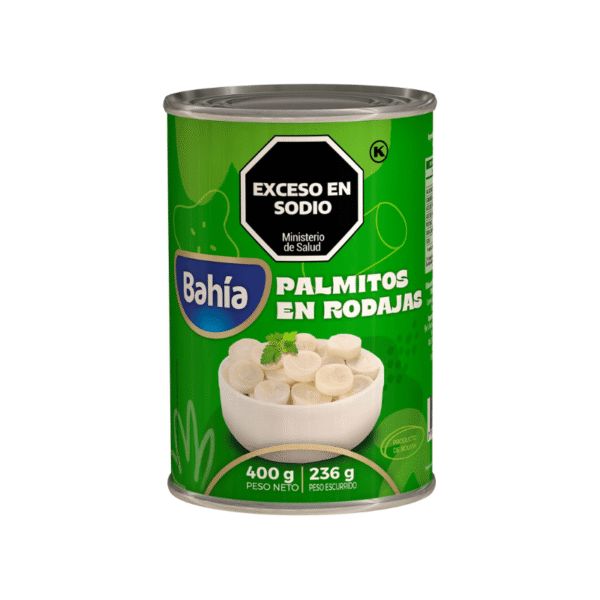 PALMITO EN RODAJAS 24X400 GRS BOLIVIA