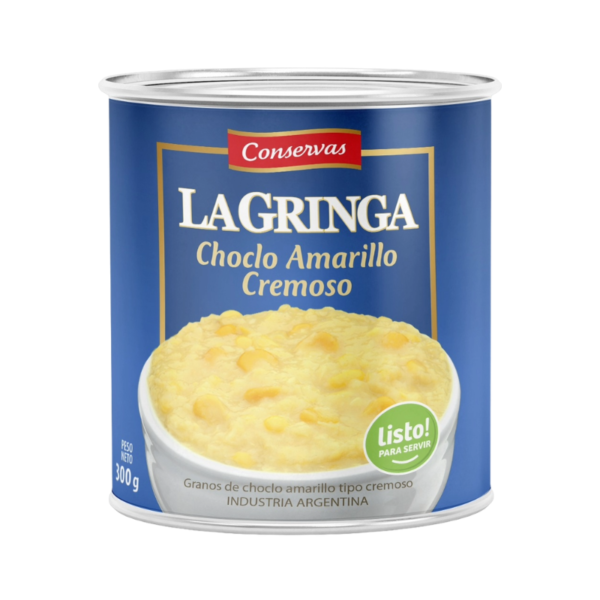 CHOCLO CREMOSO AMARILLO LA GRINGA 24X300 GR