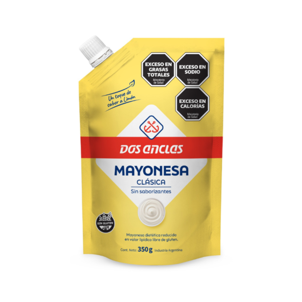MAYONESA DOS ANCLAS DOYPACK 10X350GRS