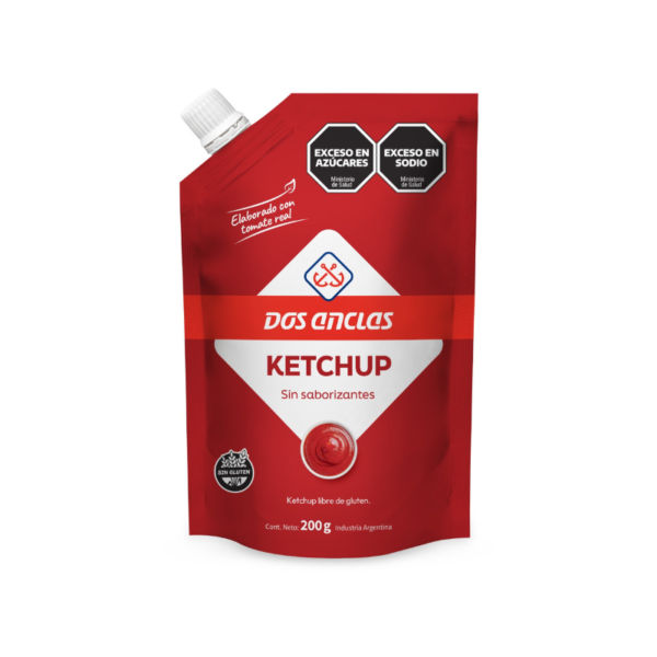 KETCHUP DOS ANCLAS DOYPACK 15x200GRS